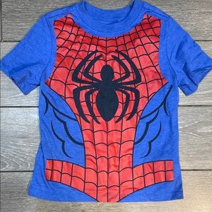 Old Navy Superhero Spider-Man Costume Blue and Red T-Shirt